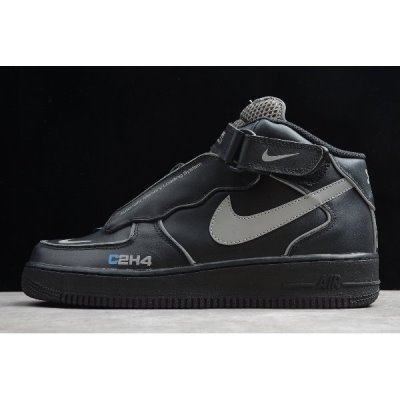 Nike Erkek Air Force 1 Mid '07 Siyah Kaykay Ayakkabı Türkiye - 6IQ79W3W